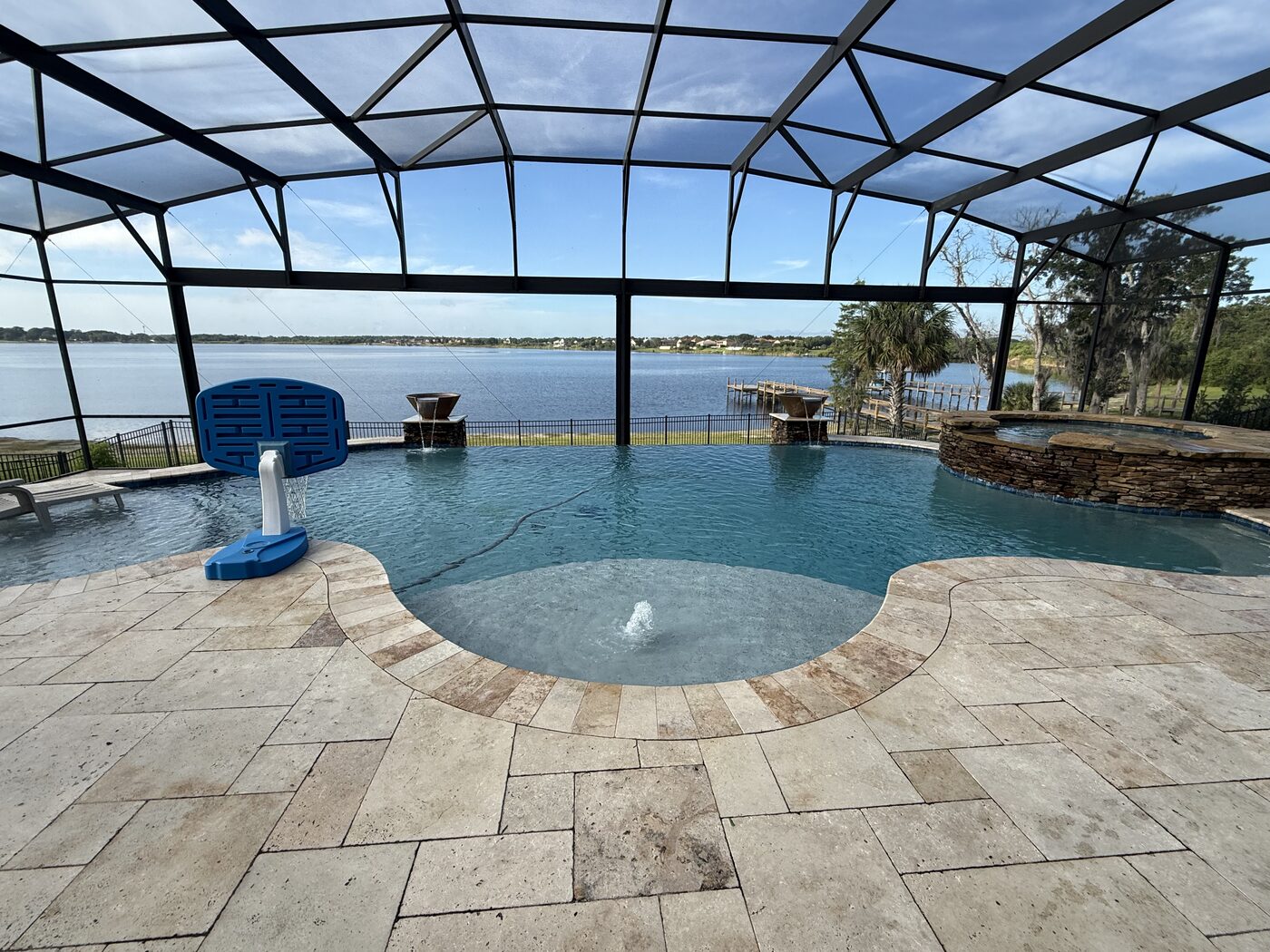 Sparkling clean pool maintained by Splash Theory