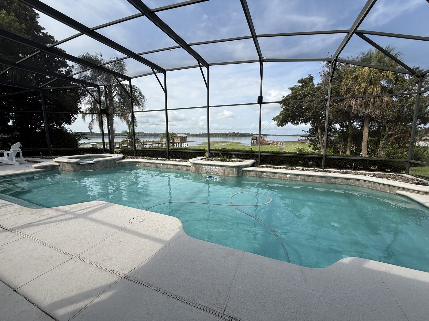 Another gorgeous pool kept crystal clear