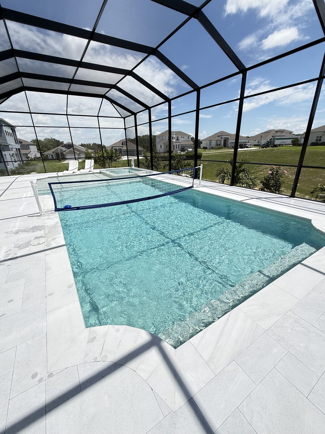 Luxury pool maintained by Splash Theory Pools